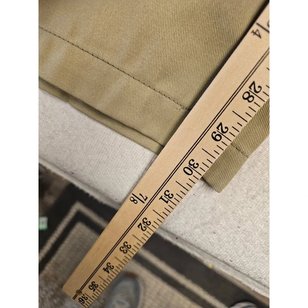Carhartt B290 KHI Mens‎ Khaki Twill Work Pants Relaxed Fit 46x30 NWT IRR